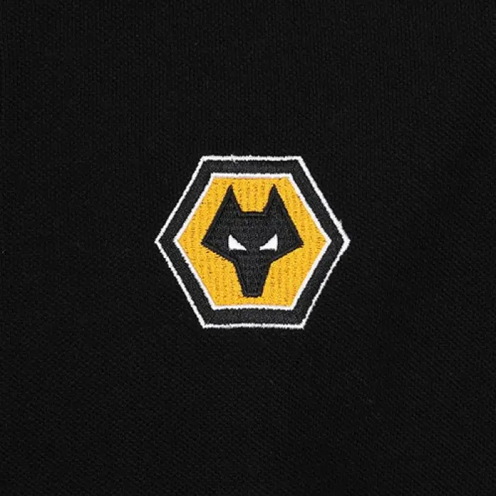 Wolverhampton Wanderers Shop | Essentials Polo – Black – Junior Wolverhampton Wanderers Merchandise